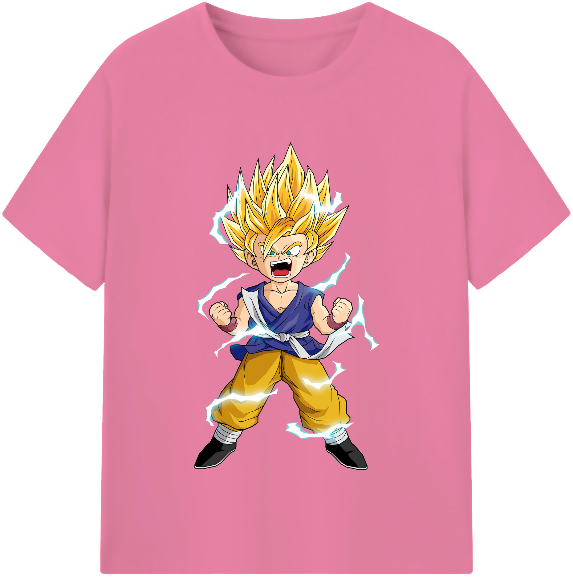 （画像用） ドラゴンボール 孫 悟飯（そんごはん）DRAGON BALL Son Gohan 綿100％半袖Tシャツ（フロントプリント）